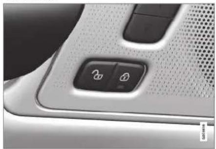 VOLVO S90 (2021) - Låse og oplåse bilen indefra - 1