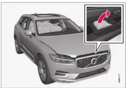 VOLVO V60 (2021) - Åbning og lukning af motorhjelmen - 2