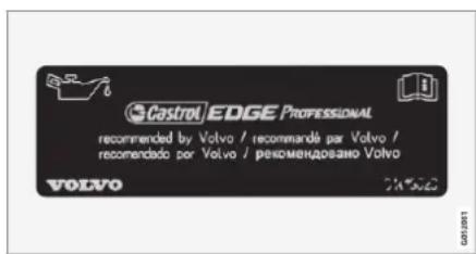 Castrol EDGE PROFESSIONAL recommended by Volvo / recommendé par Volvo / recomendado por Volvo / рекомендовано Volvo VOLVO 2019.03.20 02/20/2019