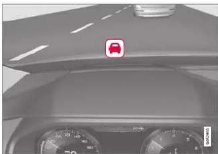 VOLVO V60 (2021) - City Safety på head-up-displayet - 1
