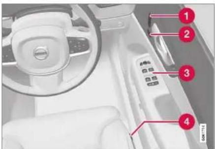 VOLVO V60 (2021) - Displays og knapper ved føreren i højrestyret bil - 2
