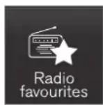 VOLVO V60 (2021) - Gemme radiokanaler i appen Radiofavoritter - 1