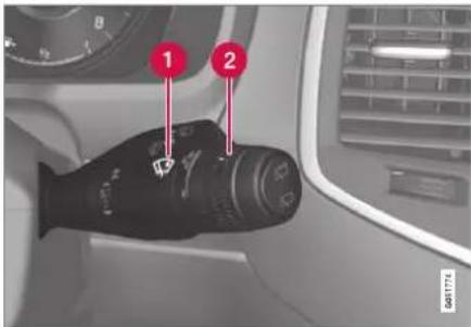 VOLVO XC90 (2021) - Anvende regnsensoren - 1