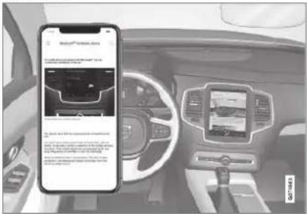 VOLVO XC90 (2021) - Instruktionsvejledning i mobile enheder - 1