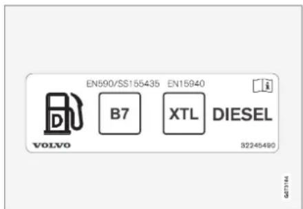 EN590/SS155435 EN15940 B7 XTL DIESEL VOLVO 82245490