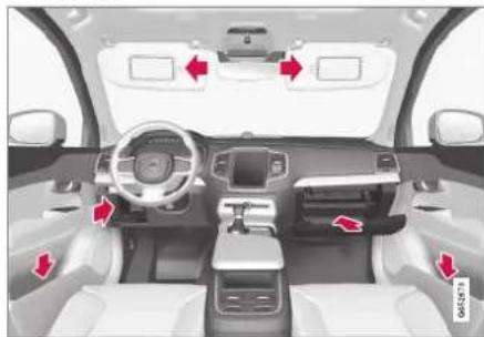 VOLVO XC90 (2021) - Kabinens interiør - 1