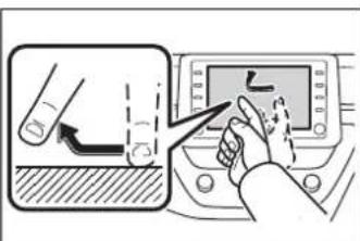 TOYOTA Corolla Hybrid (2021) - Touch screen gestures - 3