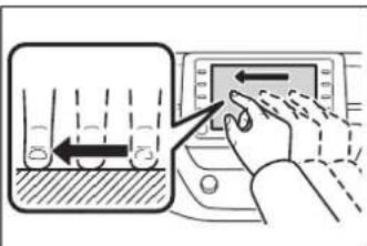 TOYOTA Corolla Hybrid (2021) - Touch screen gestures - 2