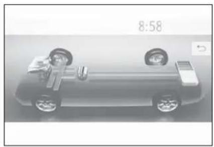 Top-down view of a classic car with two wheels and a driver, shown in grayscale (no visible text or symbols)