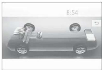 Top-down view of a car with visible wheels and dashboard (no text or symbols)