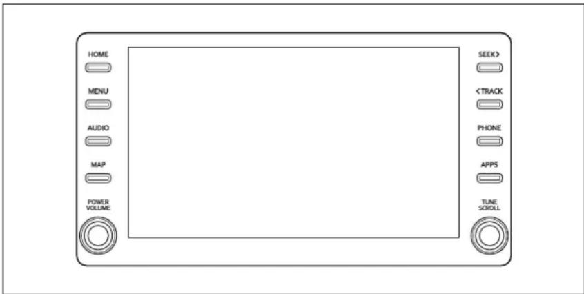HOME MENU AUDIO MAP POWER VOLUME SEEK>