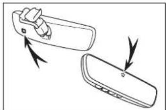 Diagram showing two views of a device with arrows indicating direction (no text or symbols)