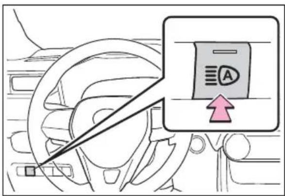 TOYOTA RAV4 Hybrid (2021) - Activating the Automatic High Beam system - 1