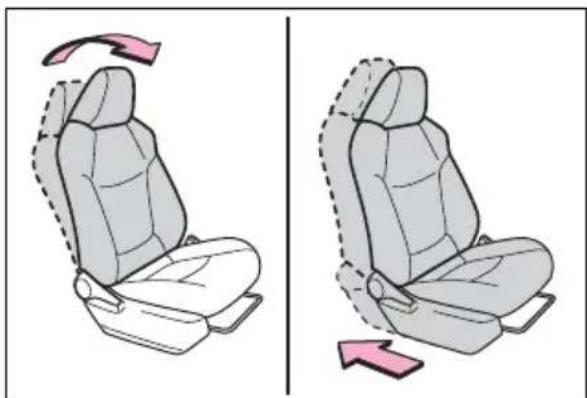 TOYOTA RAV4 Hybrid (2021) - ■When installing a child restraint system to a front passenger seat - 1