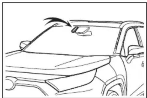 TOYOTA RAV4 Hybrid (2021) - Operating the wiper lever - 8