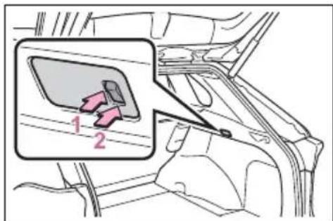 TOYOTA RAV4 Hybrid (2021) - Luggage compartment light - 1