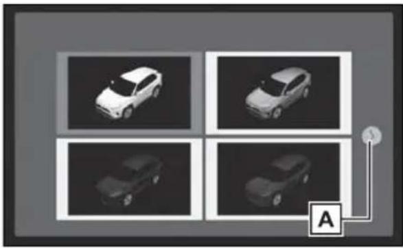 TOYOTA RAV4 Hybrid (2021) - Changing the body color displayed in the pan-oramic view monitor - 2