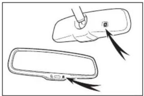TOYOTA RAV4 Hybrid (2021) - Anti-glare function (vehicles with auto anti-glare inside rear view mirror) - 3