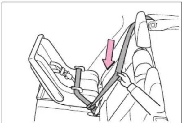 TOYOTA RAV4 Hybrid (2021) - ■Rear-facing — Infant seat/convertible seat - 3