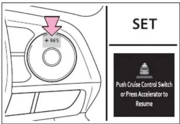 TOYOTA RAV4 Hybrid (2021) - Vehicle-to-vehicle distance settings (vehicle-to-vehicle distance control mode) - 1