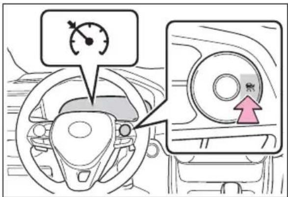 TOYOTA RAV4 Hybrid (2021) - Selecting constant speed control mode - 1