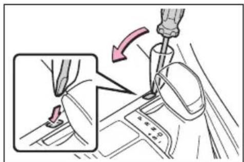 TOYOTA RAV4 Hybrid (2021) - If the shift lever cannot be shifted from P - 1