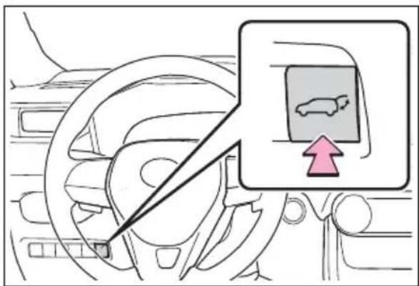 TOYOTA RAV4 Hybrid (2021) - ■Using the power back door switch on the instrument panel - 1