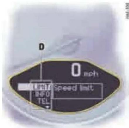 D 0 inch LIMIT INFO TEL Speed limit