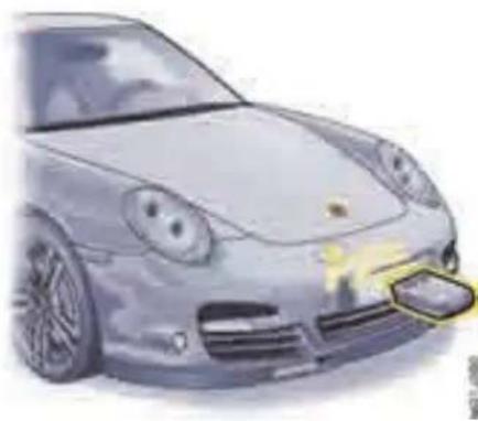 PORSCHE 911 Turbo S (2011) - 在首次给 HomeLink 编程之前清除出厂设置 - 1