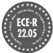 nach der neuesten europäutischer ECE-R 22.05