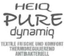 HEIQ PURE dynamiq TEXTILE FRISCHE UND KOMFORT THERMOREGULIEREND ANTIBAKTERIELL