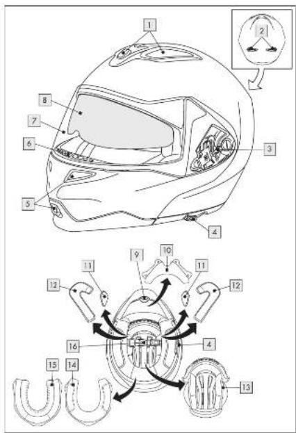 CRIVIT IAN 93695 - KLAPPHELM - 2