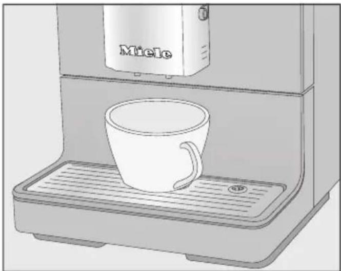 MIELE Silence CM 5410 - Tilberedning af en kaffedrik - 1