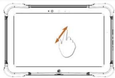 Illustration of a hand cursor icon pointing right, enclosed in a rectangular frame (no text or symbols)