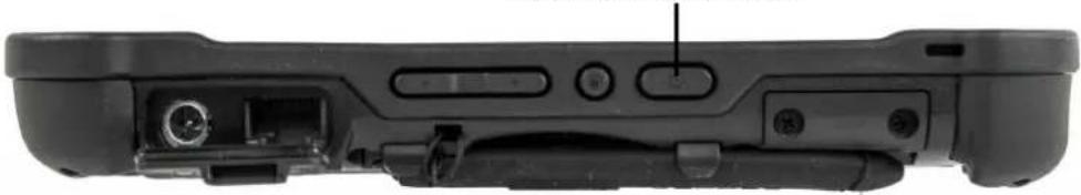 Back view of a black electronic device showing internal components and ports (no visible text or symbols)