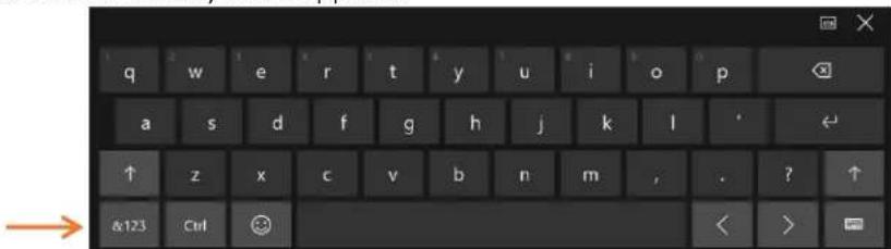 q w e r t y u i o p a s d f g h j k l ↑ z x c v b n m , . ? ↑ &123 Ctrl < >
