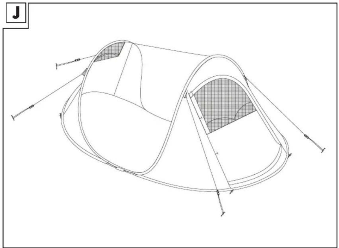 CRIVIT IAN 96427 - POP-UP-TELT - 9
