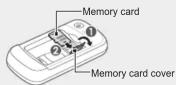 SAMSUNG GT-M2520 - Insert a memory card (optional) - 3