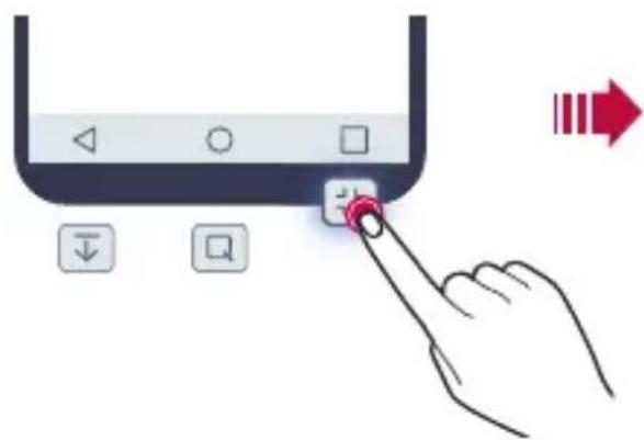 LG X Screen - Redigera navigationsknapparna på hemskärmen - 1
