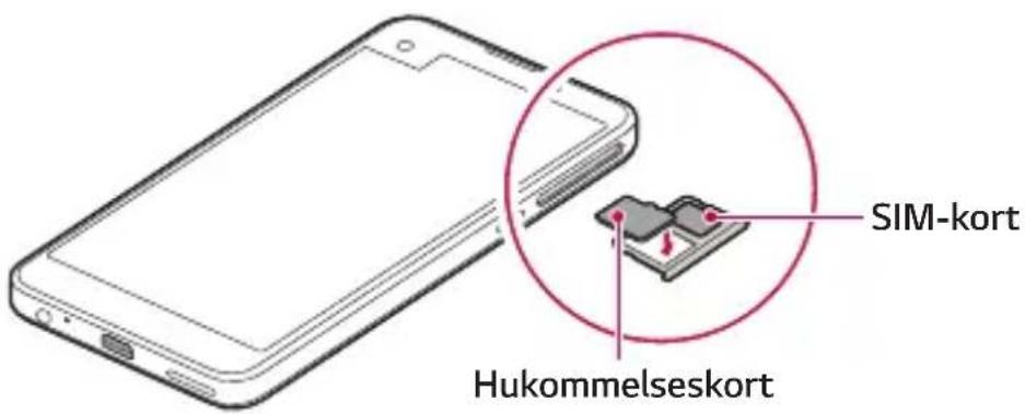 LG X Screen - Sådan isættes hukommelseskortet - 2