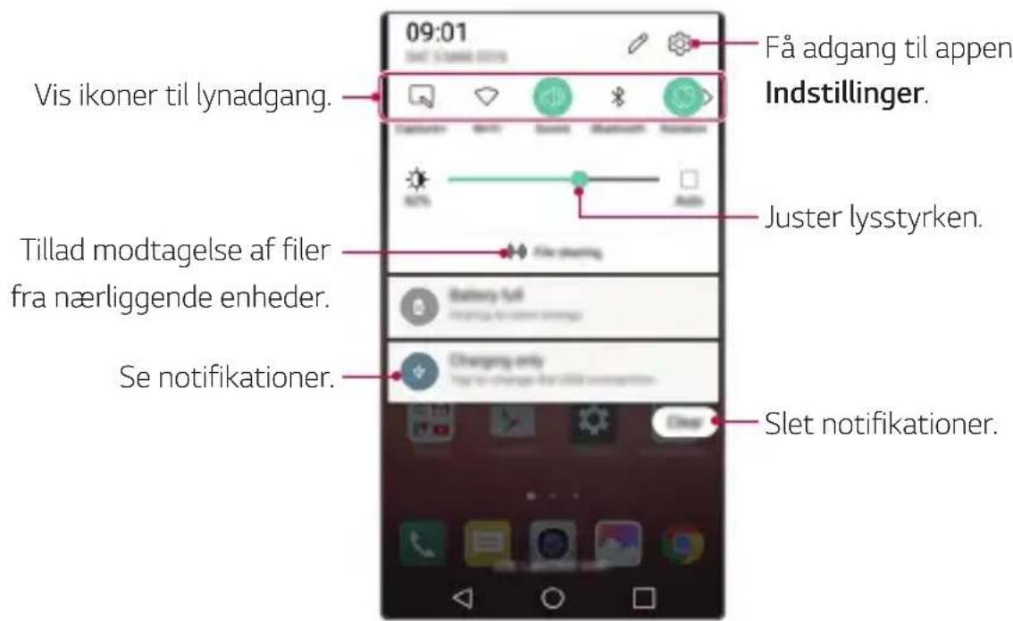 LG X Screen - Notifikationspanel - 1
