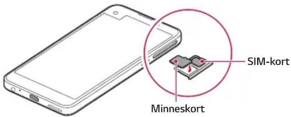 LG X Screen - Sätta i minneskortet - 2