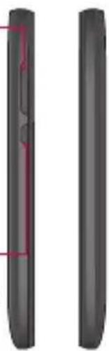 Bagdæksel Stik til microSD- hukommelseskort Kameralinse Stik til SIM-kort Batteri Højttaler