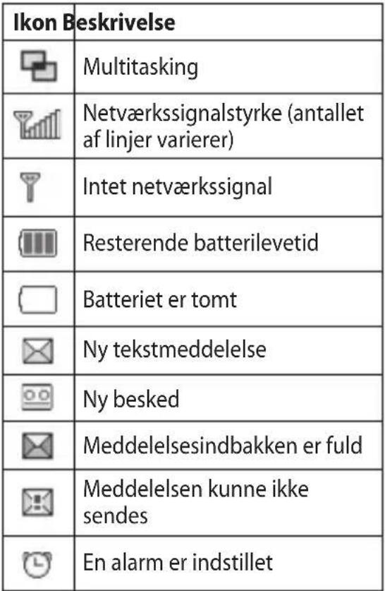 LG Cookie KP500 - Statuslinjen - 1