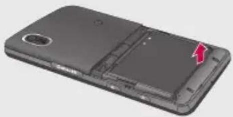LG Cookie KP500 - Isætning af USIM-kort og batteri - 2