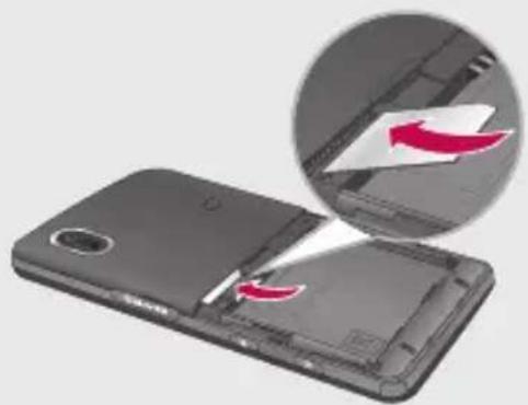 LG Cookie KP500 - Installation af USIM-kortet - 1