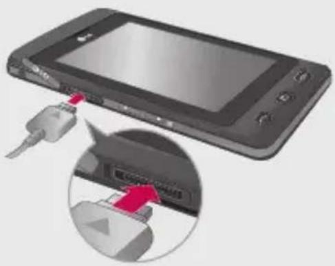 LG Cookie KP500 - Installera batteriet - 1