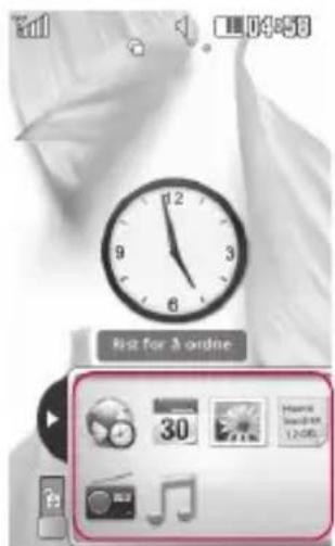 LG Cookie KP500 - Standby-skjermen - 2