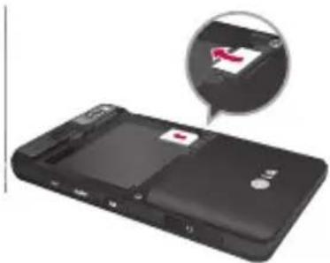LG KE820 - Fjern batterilåget. - 3
