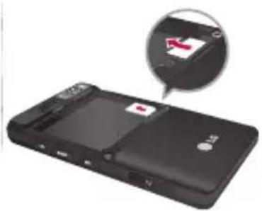 LG KE820 - Ta ur batteriet. - 3